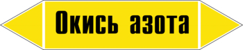 Маркировка трубопровода "окись азота" (пленка, 252х52 мм) - Маркировка трубопроводов - Маркировки трубопроводов "ГАЗ" - магазин "Охрана труда и Техника безопасности"