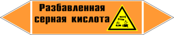 Маркировка трубопровода "разбавленная серная кислота" (k28, пленка, 716х148 мм)" - Маркировка трубопроводов - Маркировки трубопроводов "КИСЛОТА" - магазин "Охрана труда и Техника безопасности"